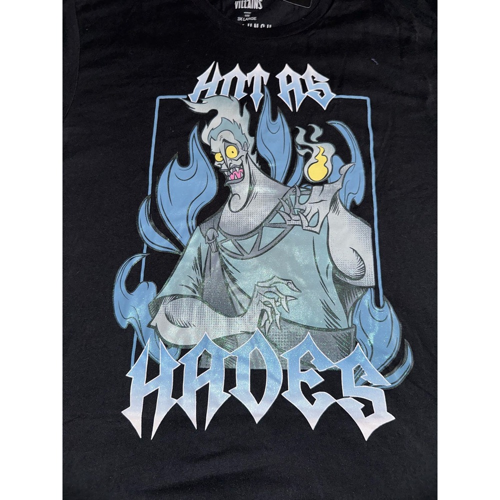 Disney Hercules Hades Glitter Portrait T-Shirt - BoxLunch Exclusive
